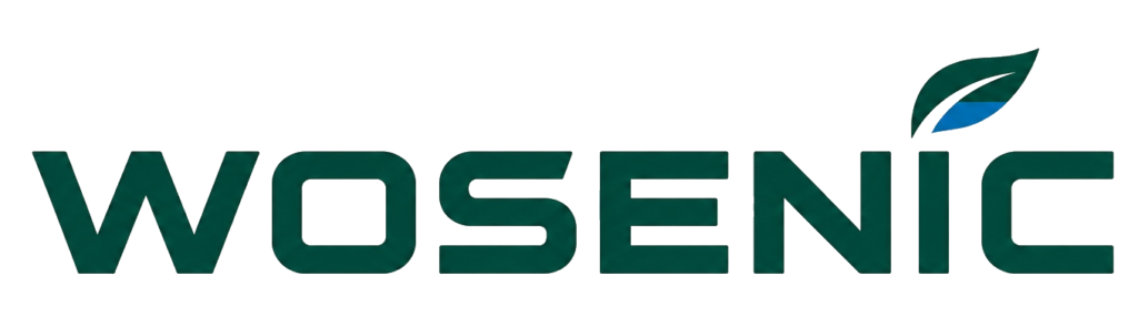 wosenic logo original letters leaf right transparent